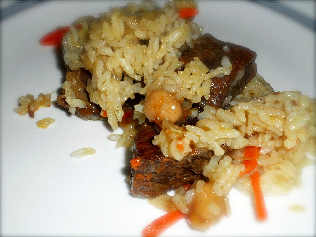 Плов с говядиной
